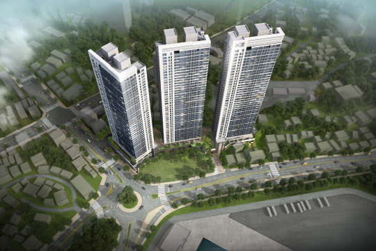 GS건설이 짓는 '속초디오션자이' 조감도. GS건설 제공